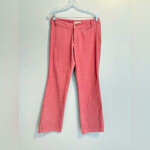 Banana Republic Women’s Size 6 Pink Corduroy Pants 100% Cotton Bootcut Low Rise